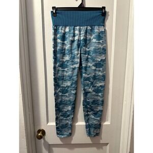 Reebok Blue Camo Leggings in XL